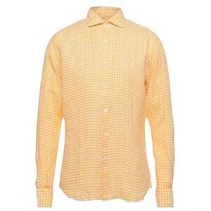NEW GLANSHIRT men's long sleeve top in orange